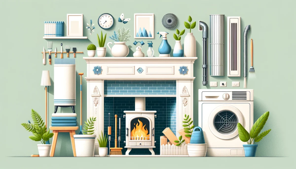 spring cleaning fireplaces